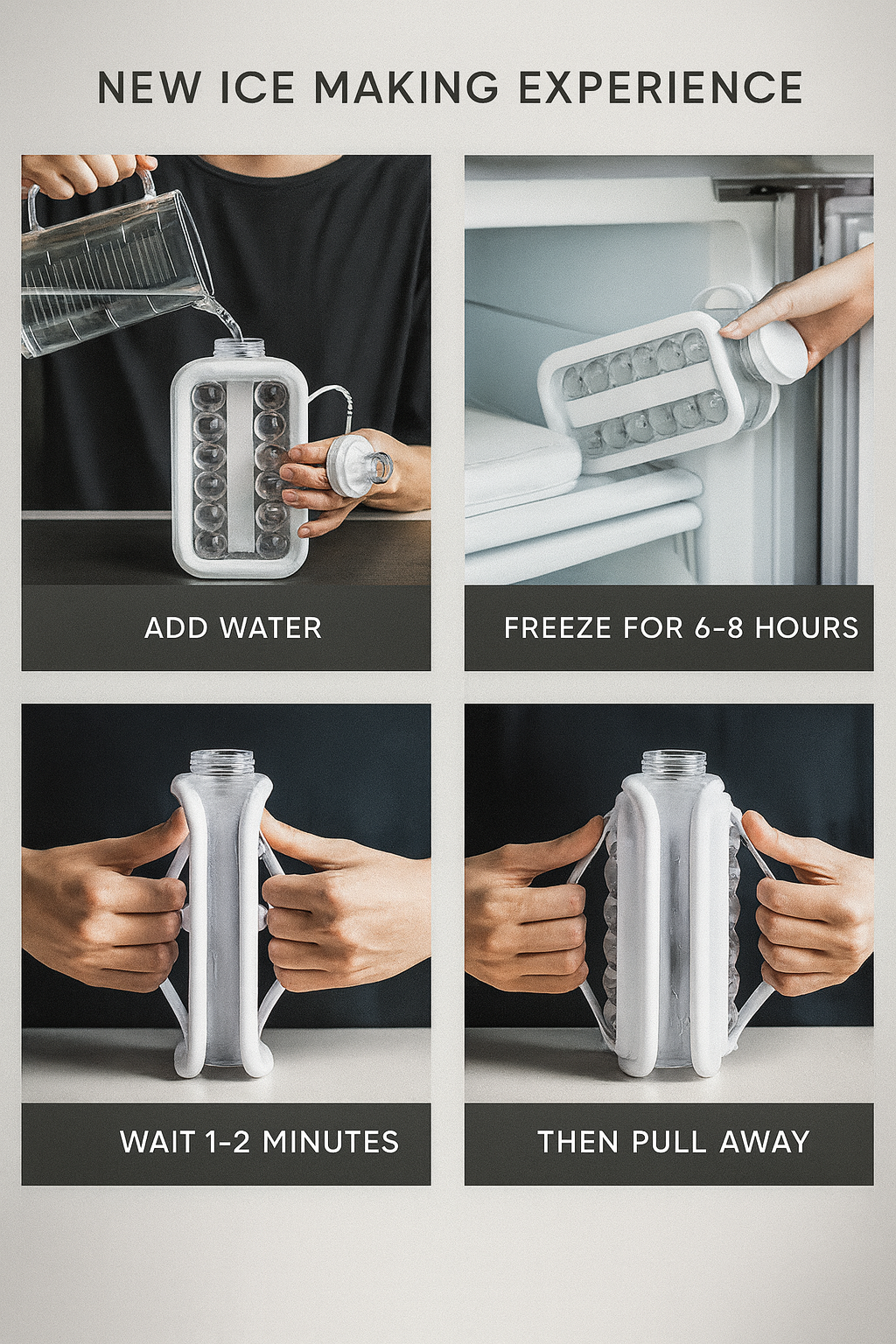 Fix4o4™ 2-in-1 Ice Cube Tray & Water Bottle