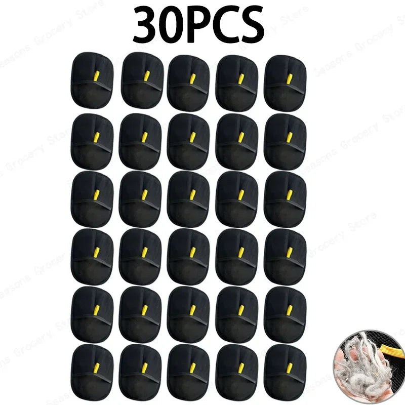 Pet Hair Removal Gloves Static Free Bidirectional Brushing Grooming Tool for Dog Cat Sofa Carpet Clothes Cleaning