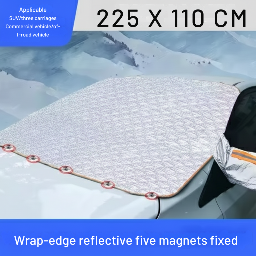 Fix4o4™ All-Weather Car Windshield Cover – Sun, Snow & Ice Protector | Waterproof & Anti-Scratch Shield