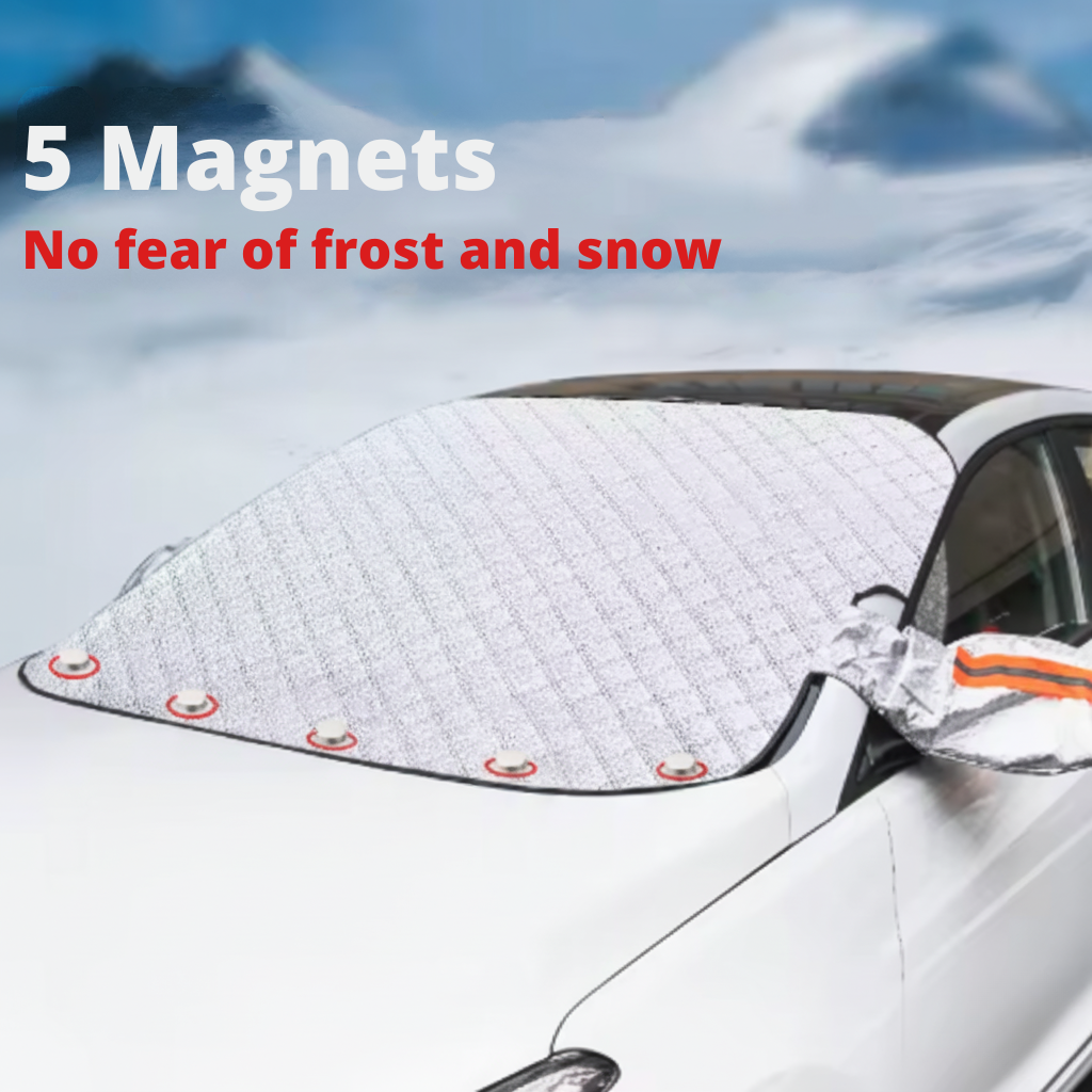 Fix4o4™ All-Weather Car Windshield Cover – Sun, Snow & Ice Protector | Waterproof & Anti-Scratch Shield