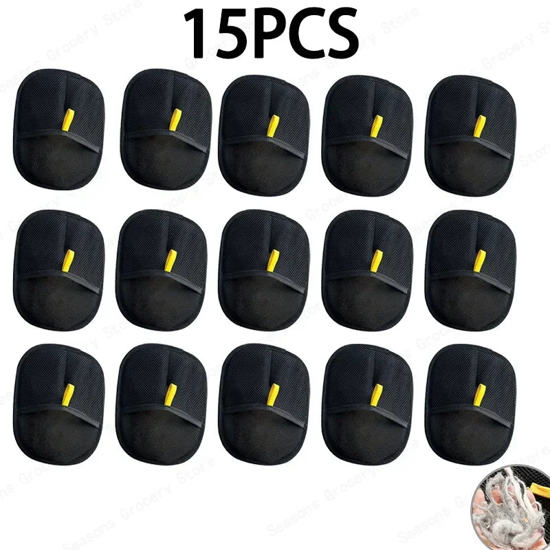 Pet Hair Removal Gloves Static Free Bidirectional Brushing Grooming Tool for Dog Cat Sofa Carpet Clothes Cleaning