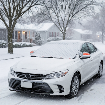 Fix4o4™ All-Weather Car Windshield Cover – Sun, Snow & Ice Protector | Waterproof & Anti-Scratch Shield