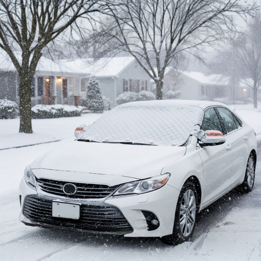 Fix4o4™ All-Weather Car Windshield Cover – Sun, Snow & Ice Protector | Waterproof & Anti-Scratch Shield