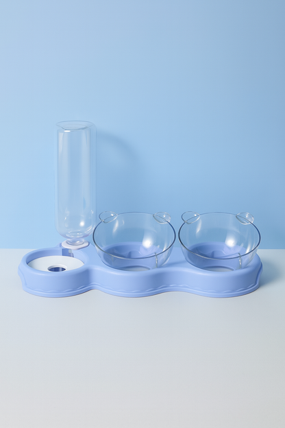 Fix4o4™ 3-in-1 Smart Pet Feeder & Water Bowl Set