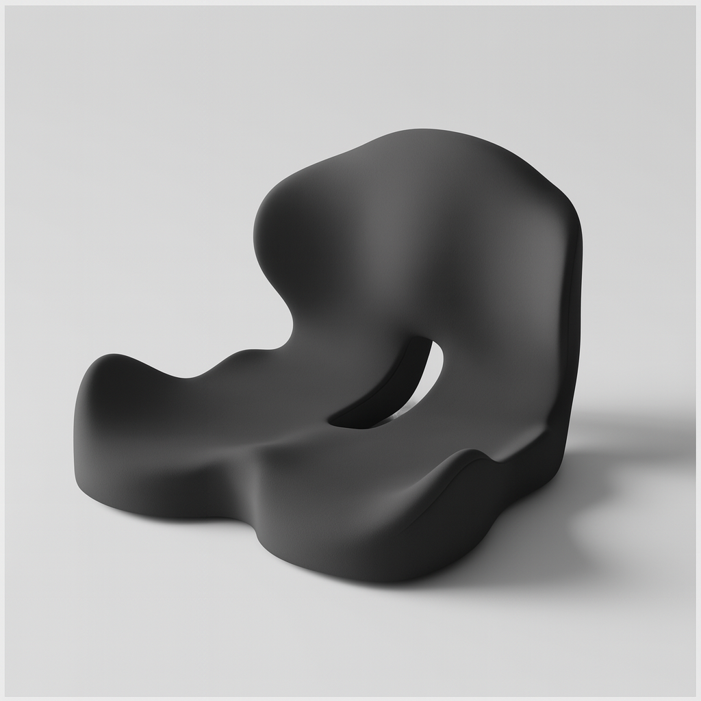 Fix4o4™ Memory Foam Seat Cushion – One-Piece Ergonomic Design for Spine & Waist Support