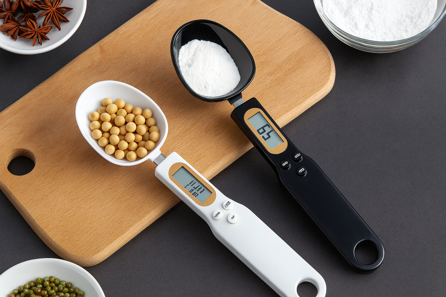 Fix4o4™ Digital Spoon Scale – 500g/0.1g LCD Precision Measuring Tool for Coffee, Milk & Baking