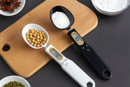 Fix4o4™ Digital Spoon Scale – 500g/0.1g LCD Precision Measuring Tool for Coffee, Milk & Baking