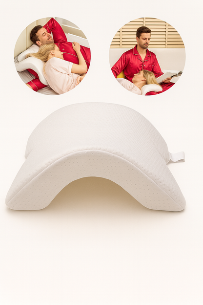 Fix4o4™ U-Shaped Memory Foam Pillow – Zero Pressure Couples & Neck Support Pillow