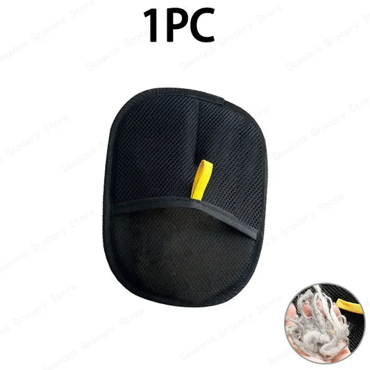 Pet Hair Removal Gloves Static Free Bidirectional Brushing Grooming Tool for Dog Cat Sofa Carpet Clothes Cleaning