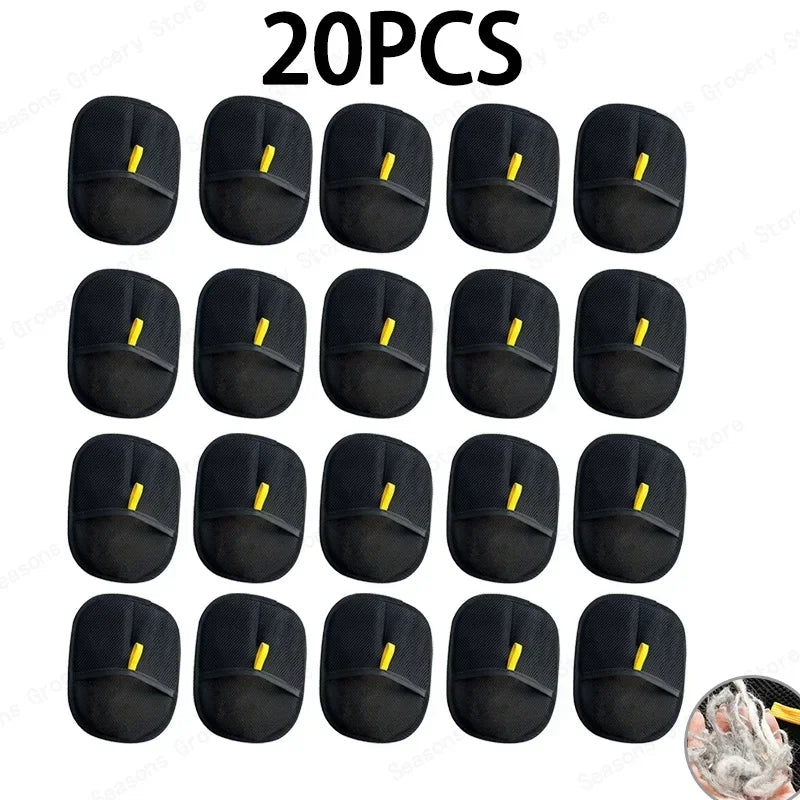 Pet Hair Removal Gloves Static Free Bidirectional Brushing Grooming Tool for Dog Cat Sofa Carpet Clothes Cleaning